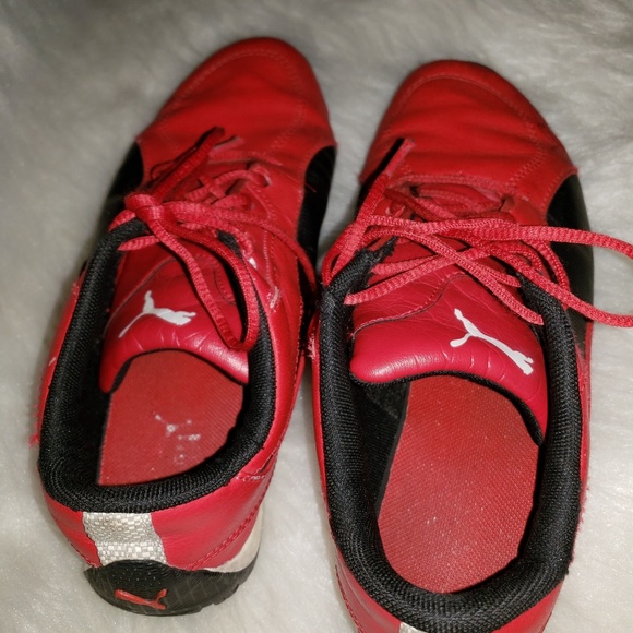 Puma Men/Kid Red Ferrari Sneakers Size 5 US 37kids - Picture 3 of 8